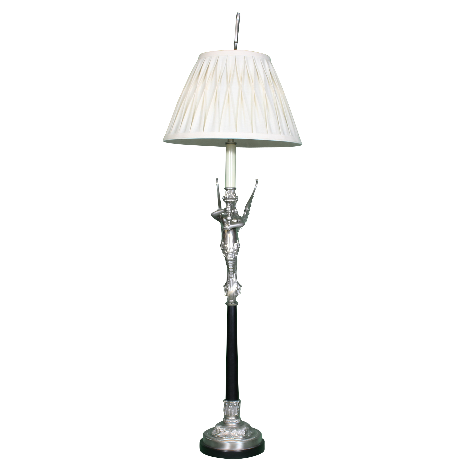 Empire Style Winged Mermaid Desk Lamp